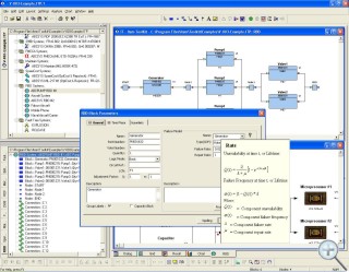 Reliability Block Diagram Software Screen Shot