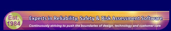 Experts in reliability, safety and risk assessment software