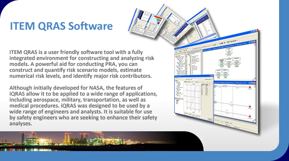 ITEM QRAS quantitative risk assessment system software.