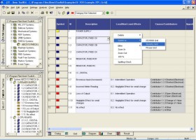 FMECA Screenshot ITEM SOFT
