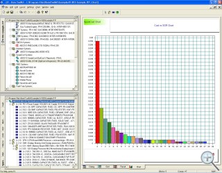 Spares Scaling and Ranging Software Screen Shot